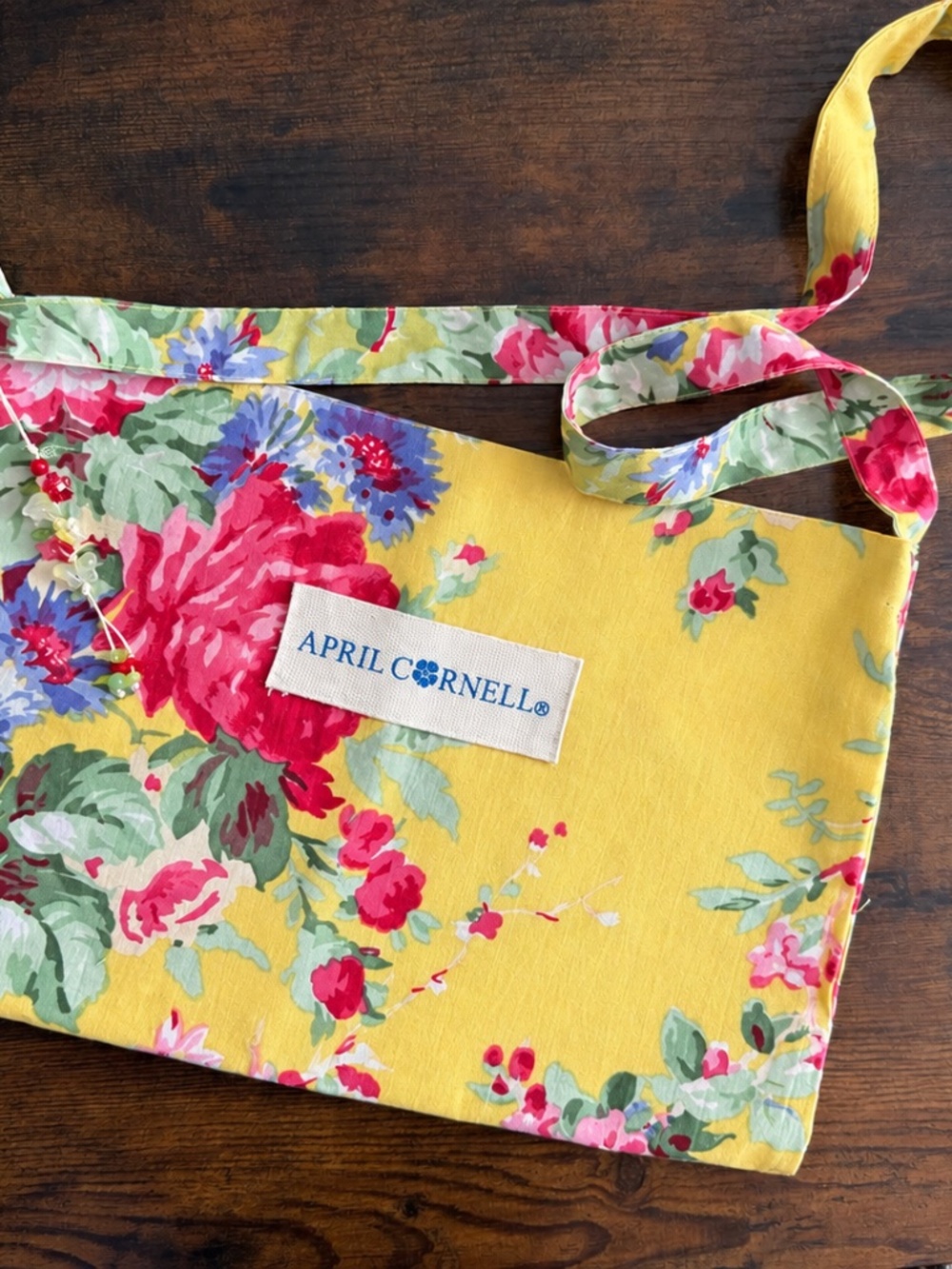 Rose Floral Tote & Phone Charm